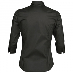Рубашка женская с рукавом 3/4 Effect 140, черная - купить оптом