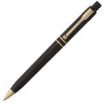 Ручка шариковая Raja Gold, черная, фото 2
