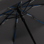 Зонт складной AOC Mini с цветными спицами, темно-синий, фото 1