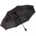 Зонт складной AOC Mini с цветными спицами, оранжевый - купить оптом
