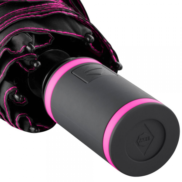 Зонт складной AOC Mini с цветными спицами, розовый - купить оптом