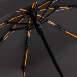 Зонт складной AOC Mini с цветными спицами, оранжевый, фото 1
