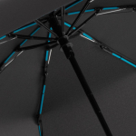 Зонт складной AOC Mini с цветными спицами, бирюзовый, фото 1