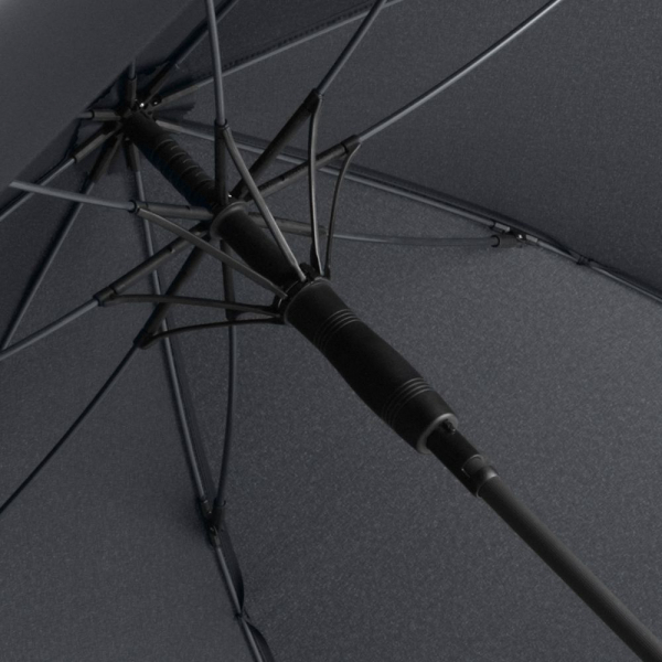 Зонт-трость с цветными спицами Color Style, серый - купить оптом