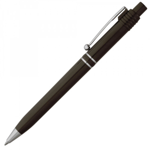 Ручка шариковая Raja Chrome, черная - купить оптом