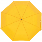 Зонт складной AOC Mini с цветными спицами, белый - купить оптом