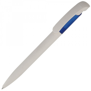 Ручка шариковая Bio-Pen, белая с синим - купить оптом