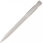 Ручка шариковая Bio-Pen, белая с зеленым, фото 2