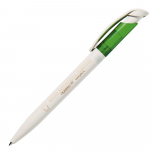 Ручка шариковая Bio-Pen, белая с зеленым, фото 5