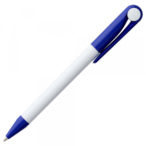 Ручка шариковая Prodir DS1 TPP, белая с синим - купить оптом