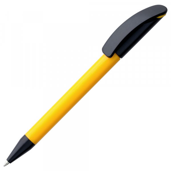 Ручка шариковая Prodir DS3 TPP Special, желтая с черным - купить оптом