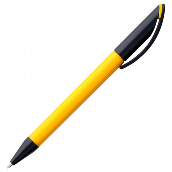 Ручка шариковая Prodir DS3 TPP Special, желтая с черным - купить оптом