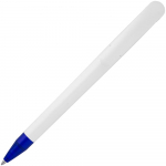 Ручка шариковая Beo Sport, белая с синим, фото 2