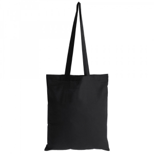 Холщовая сумка Basic 105, черная - купить оптом