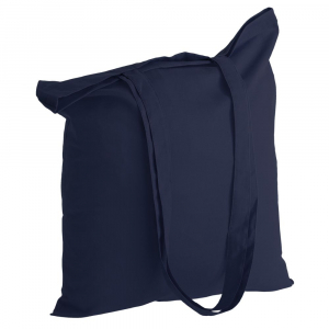 Холщовая сумка Basic 105, темно-синяя - купить оптом