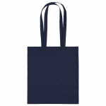 Холщовая сумка Basic 105, темно-синяя, фото 2