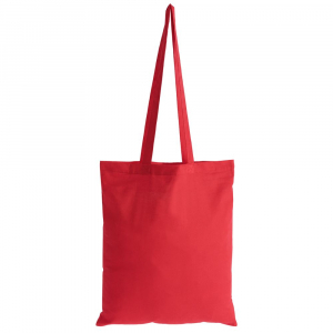 Холщовая сумка Basic 105, красная - купить оптом
