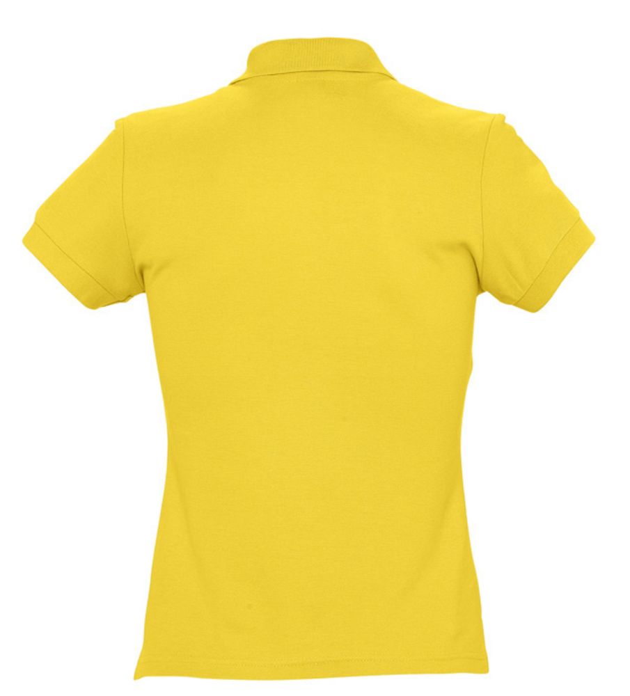 Рубашка поло женская Passion 170, желтая - купить оптом