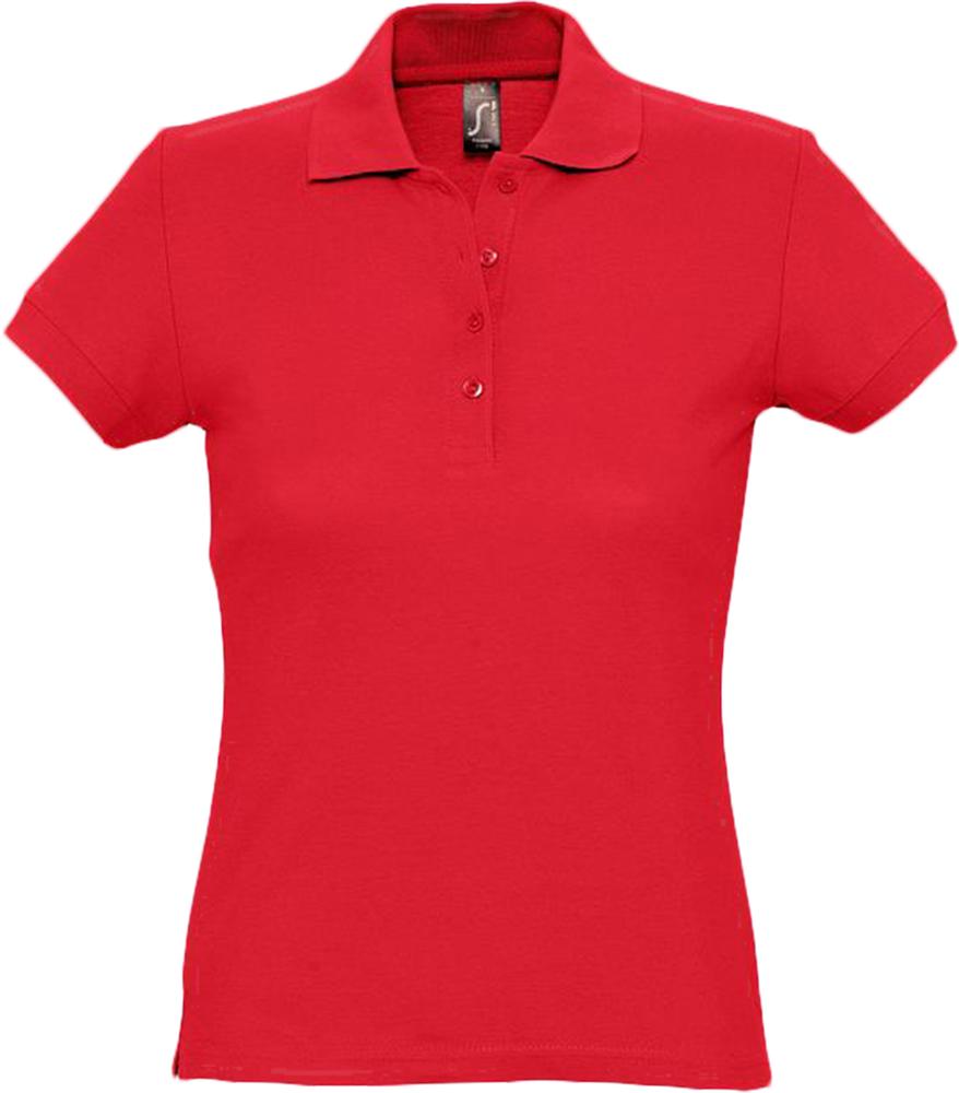 Рубашка поло женская Passion 170, красная - купить оптом