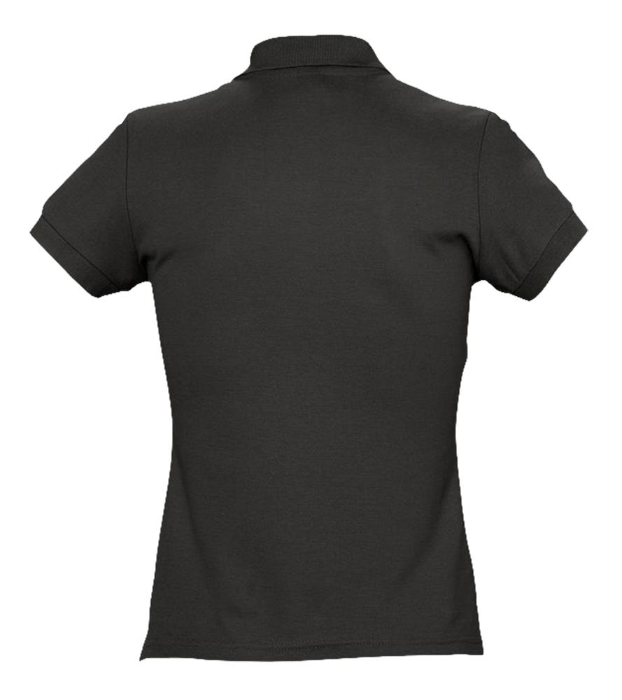 Рубашка поло женская Passion 170, черная - купить оптом