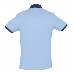 Рубашка поло Prince 190, голубая с темно-синим, фото 1