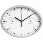 Часы настенные INSERT3 с термометром и гигрометром, белые, фото 1