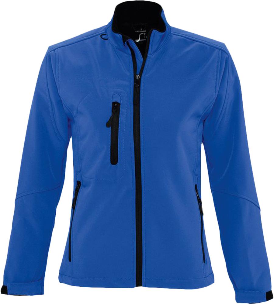 Куртка женская на молнии Roxy 340 ярко-синяя - купить оптом