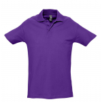 Рубашка поло женская People 210, темно-фиолетовая - купить оптом