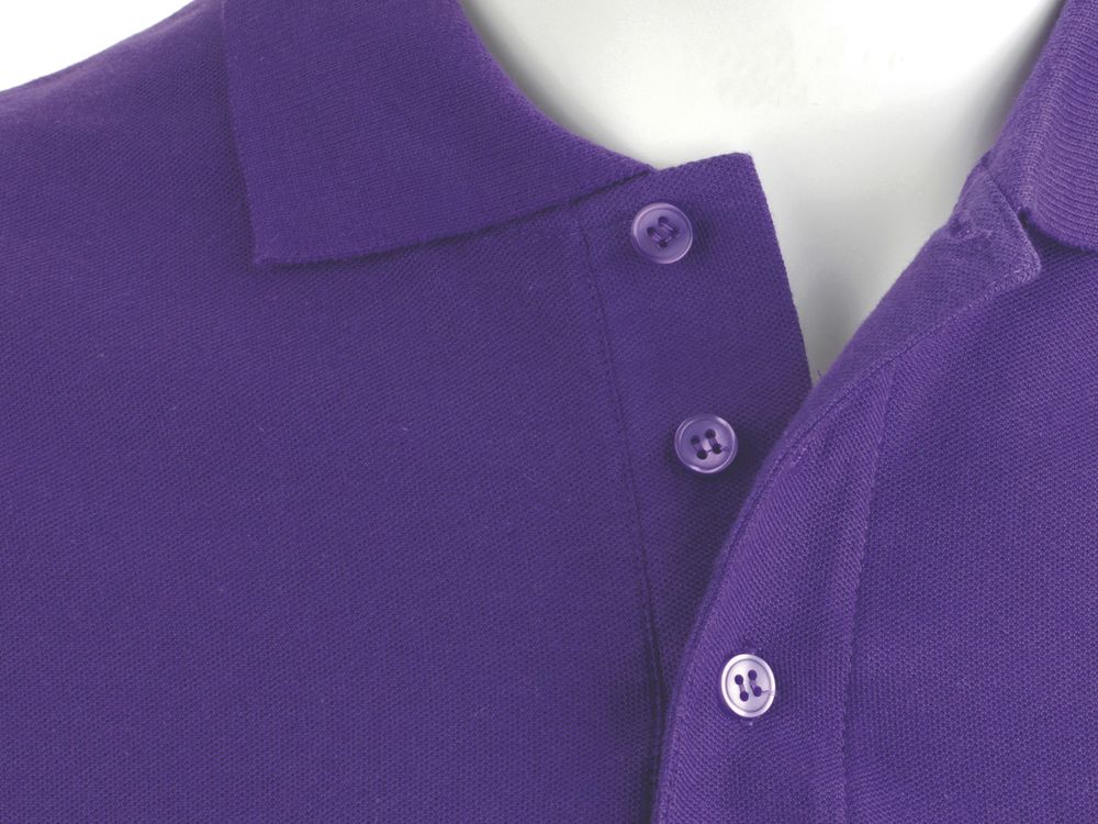 Рубашка поло мужская Spring 210, темно-фиолетовая - купить оптом