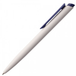 Ручка шариковая Senator Dart Polished, бело-синяя, фото 1