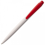 Ручка шариковая Senator Dart Polished, бело-красная, фото 2