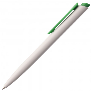 Ручка шариковая Senator Dart Polished, бело-зеленая - купить оптом