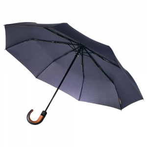 Складной зонт Palermo, темно-синий - купить оптом