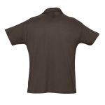 Рубашка поло мужская Summer 170, темно-коричневая (шоколад), фото 1