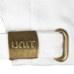 Бейсболка Unit Trendy, белая с темно-синим кантом - купить оптом