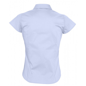 Рубашка женская с коротким рукавом Excess, голубая - купить оптом