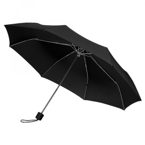 Зонт складной Unit Light, черный - купить оптом
