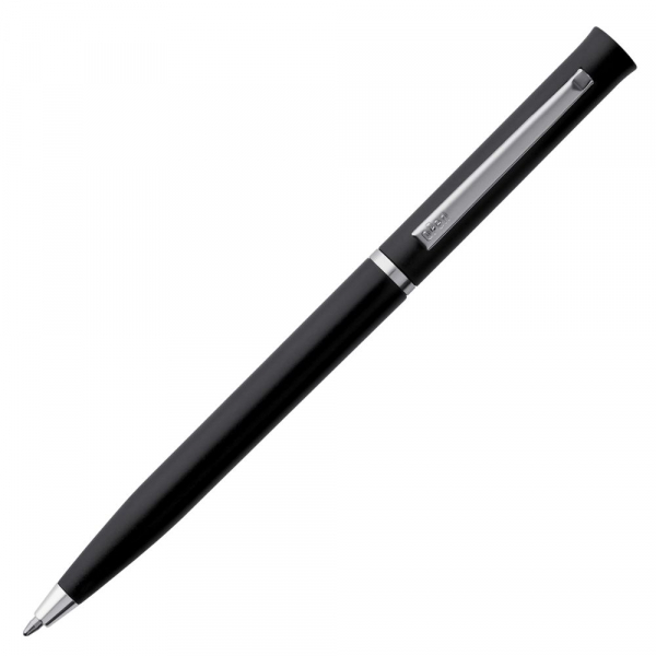 Ручка шариковая Euro Chrome, черная - купить оптом