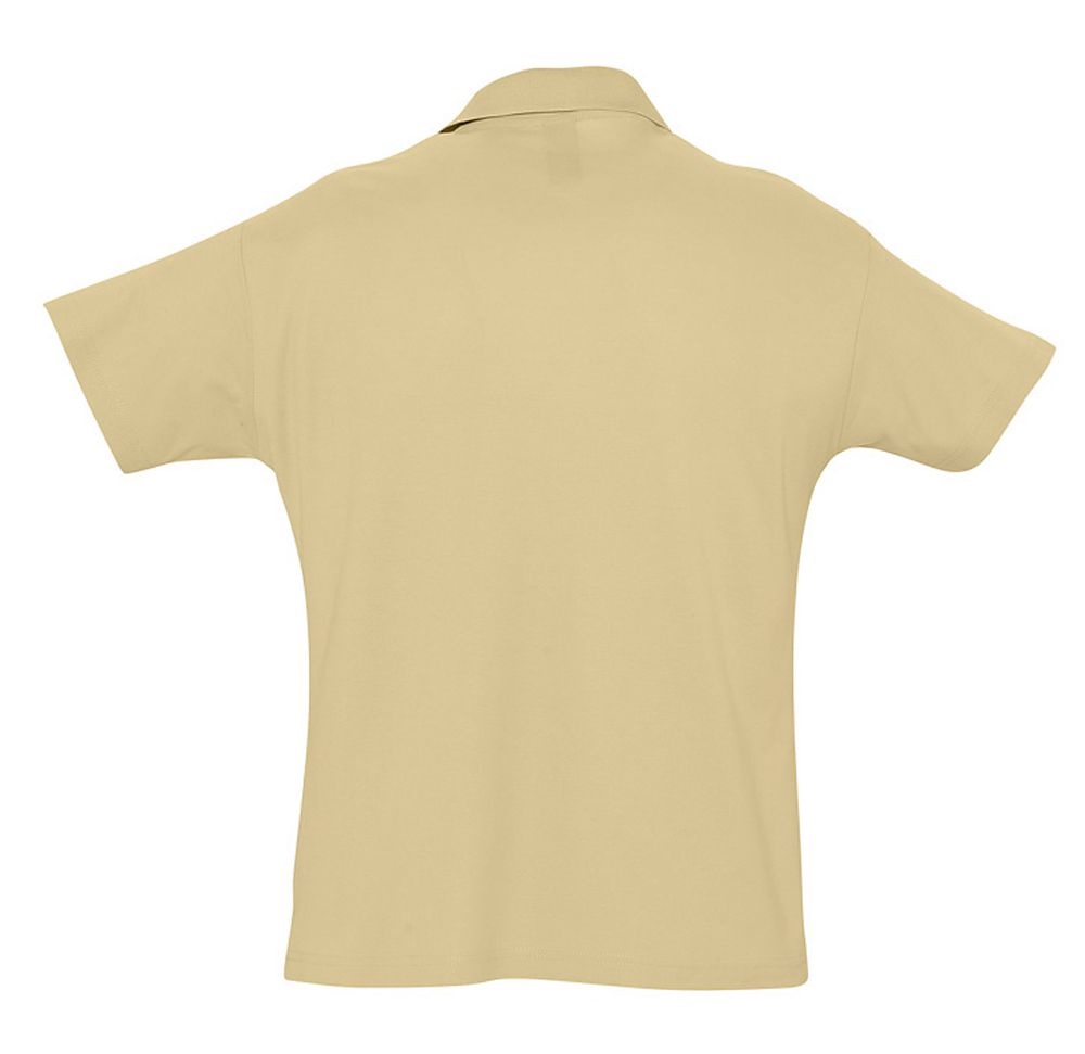 Рубашка поло мужская Summer 170, бежевая - купить оптом