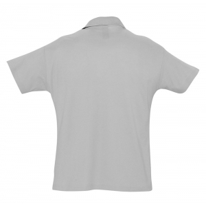 Рубашка поло мужская Summer 170, серый меланж - купить оптом