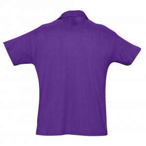 Рубашка поло мужская Summer 170, темно-фиолетовая - купить оптом