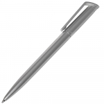 Ручка шариковая Flip Silver, серебристая, фото 1