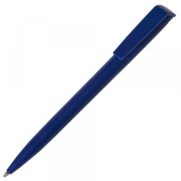Ручка шариковая Flip, темно-синяя - купить оптом