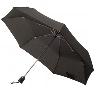 Складной зонт Take It Duo, черный - купить оптом
