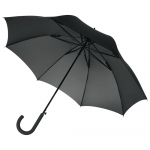 Зонт-трость Unit Wind, черный, фото 1