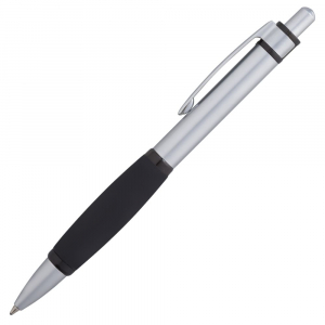 Ручка шариковая Boomer, с черными элементами - купить оптом