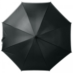 Зонт-трость светоотражающий Unit Reflect, черный, фото 1