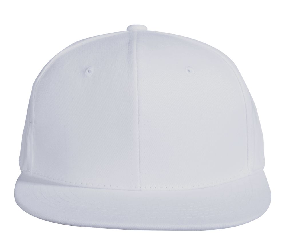 Бейсболка Unit Snapback с прямым козырьком, белая - купить оптом