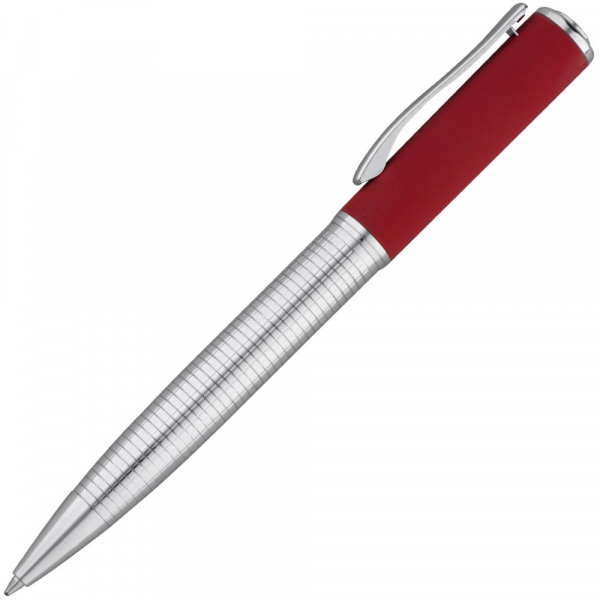 Ручка шариковая Banzai Soft Touch, красная - купить оптом
