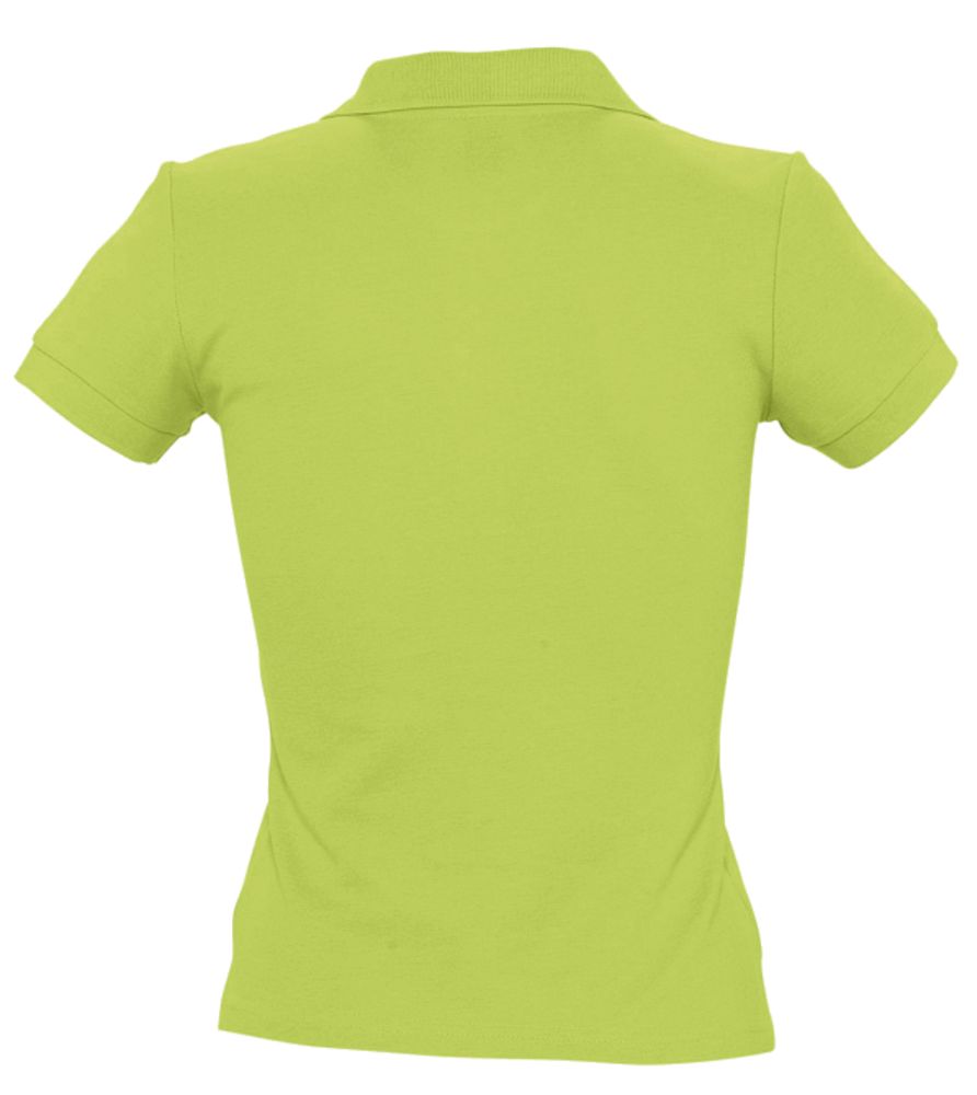 Рубашка поло женская People 210, зеленое яблоко - купить оптом